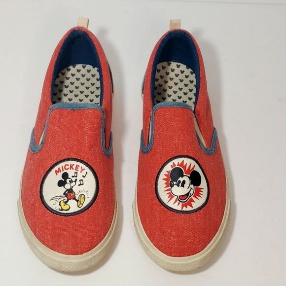 Disney Mickey Mouse Canvas Loafers, Disney Junk Food Collaboration, Size 5 - Picture 10 of 11
